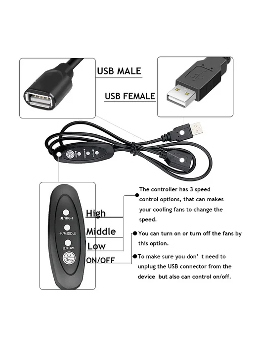 Нет бренда Бесшумный вентилятор охлаждения для роутера YN-Router Fan 1, 2, фото 2