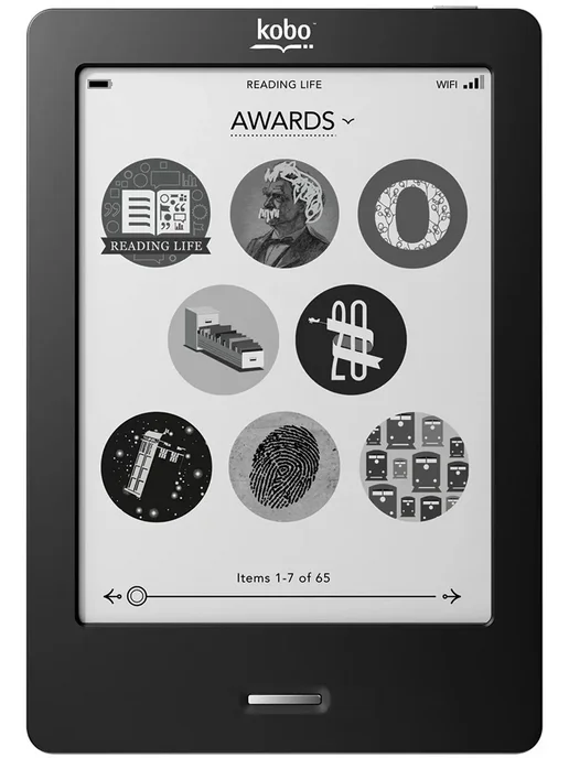 Нет бренда Kobo Touch электронная книга Черный, Black, фиолетовый, фото 2