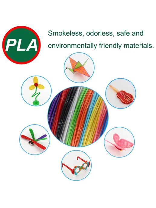 TOBIOPFK 3D-ручка Pink, 36M PLA, ЕС, для детей 100В-240В вилка, фото 5