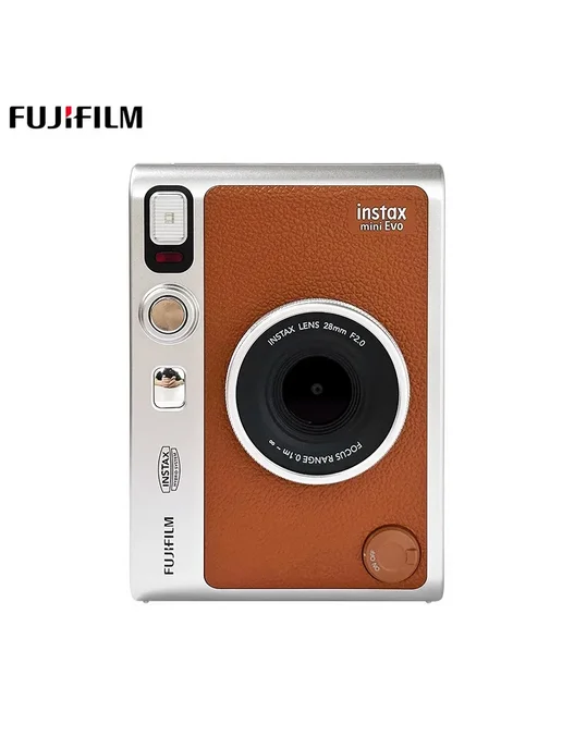 FUJIFILM Instax Mini Evo, черный, коричневый