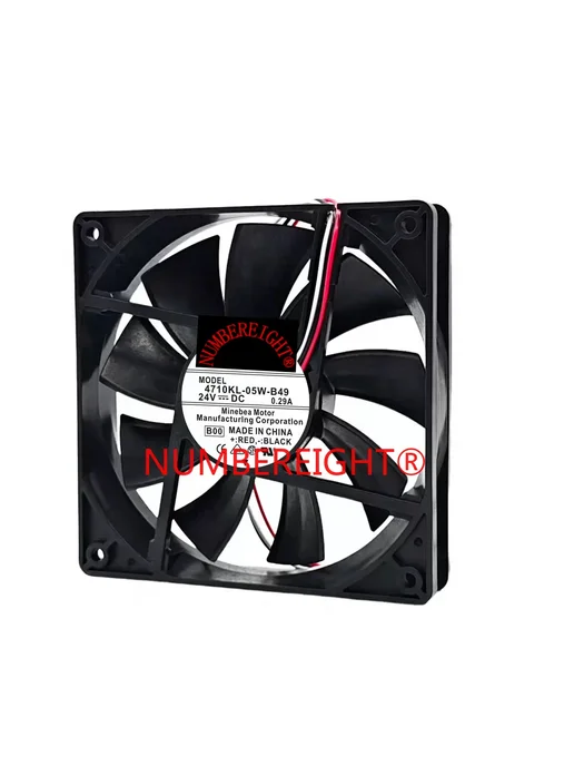 NUMBEREIGHT Охлаждающий вентилятор для ноутбука NMB 24V 12025 4710KL-04W, 4 Вт, фото 5