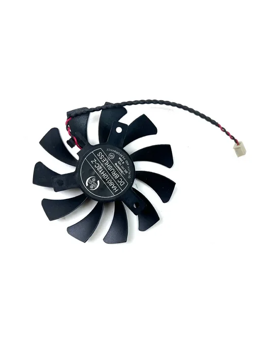 DIXSG НОВЫЙ Вентилятор охлаждения 75 мм 2PIN HA8010H12C-Z HA8010H1, черный, фото 4