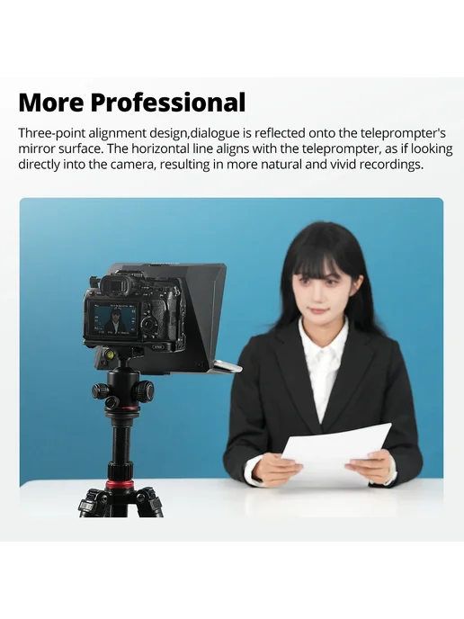 AMBITFUL T1 Pro Мини-телесуфлер T1 Pro Kit 5, черный, фото 6