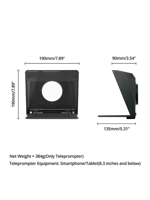 AMBITFUL T1 Pro Мини-телесуфлер Kit, kit, фото 2
