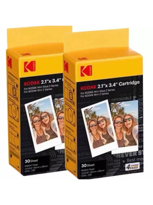 KODAK Фотобумага для мобильных фотопринтеров 2 inch 60 sheet, вариант, фото 2