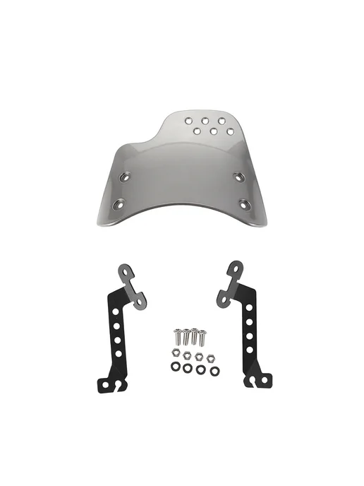 JNYD Ветровое стекло мотоцикла Titanium, универсальное, титан, фото 5