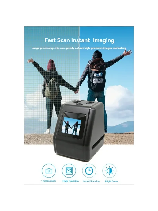 Сканер для пленки Film Slide Scanner 22MP XT085 D3, черный, фото 4