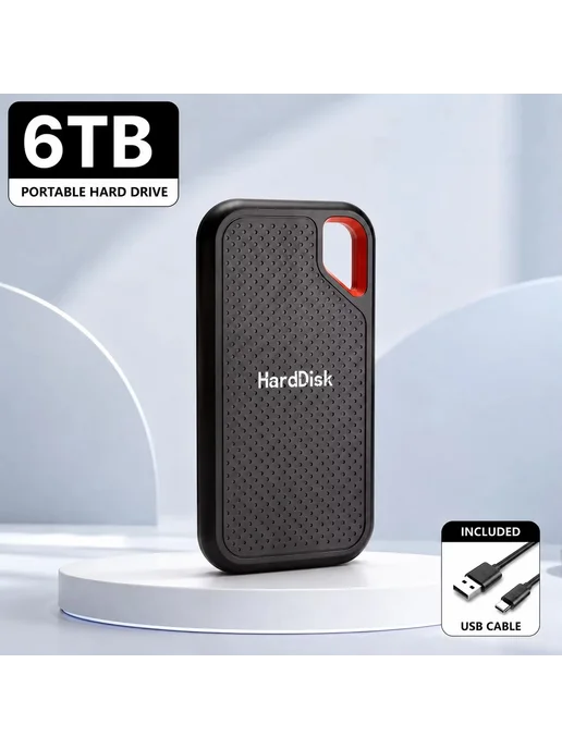 Нет бренда Портативный жесткий диск HardDisk 6TB, 6 ТБ