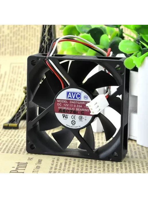 Нет бренда AVC DA07020R12H 7020 7CM бесшумный вентилятор охлаждения дл, вариант