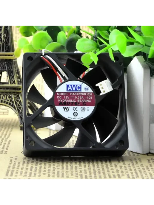 Нет бренда AVC DA07020R12H 7020 7CM бесшумный вентилятор охлаждения дл, вариант, фото 4