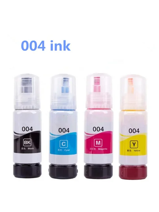 Нет бренда Чернила 004, совместимые с принтерами Epson L3151, L3153, L3, черный