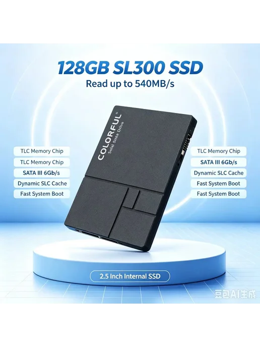 Нет бренда Kingston SSD 128 ГБ 2.5 дюйма SATA III, 128 ГБ, фото 4