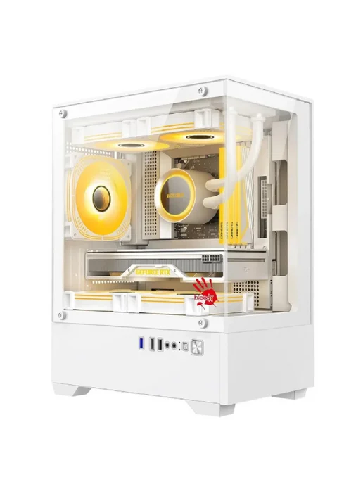 NO NAME Корпус для ПК сталь 0.45 мм mATX 3 USB без БП, вариант