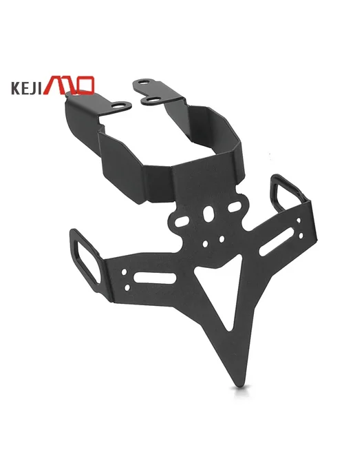 Держатель номерного знака для Kawasaki Z500 (Z500 LOGO), черный, фото 4