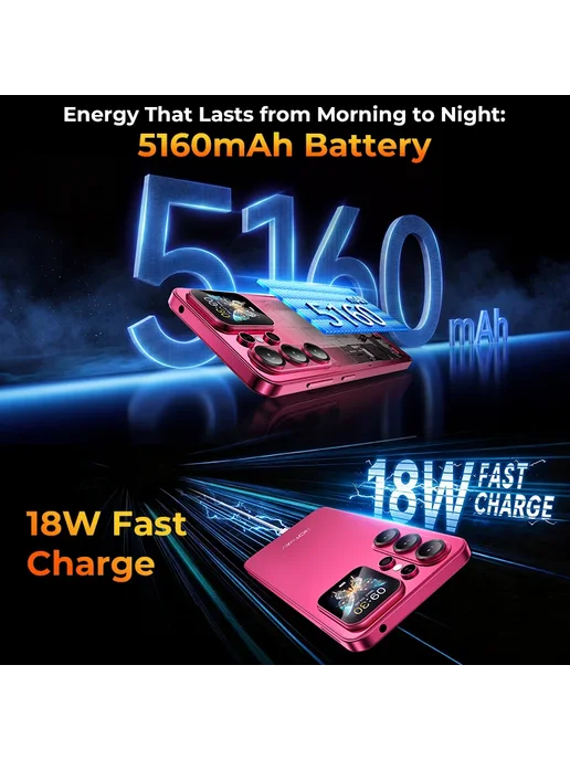 Смартфон HOTWAV X26 Ultra 6/128 ГБ, оранжевый, фото 6