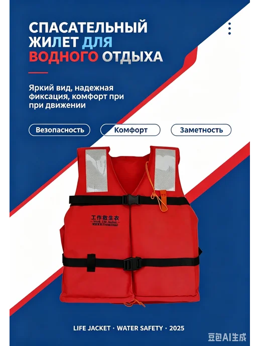 Новый спасательный жилет для морских работ, сертифицированны, вариант, фото 7