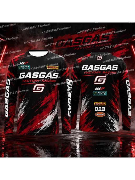 Мужская мотоциклетная футболка GasGas Factory Racing Enduro, вариант, фото 2