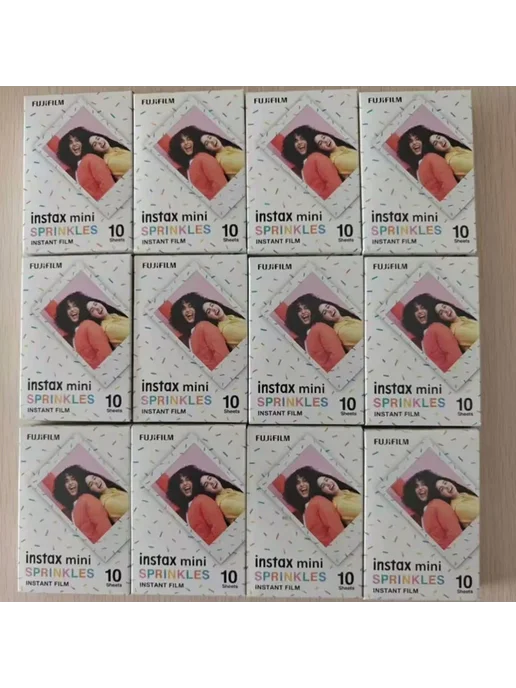 FUJIFILM Фотопленка Instax Mini SPRINKLES 10-50 листов 10 Ph, вариант, фото 4
