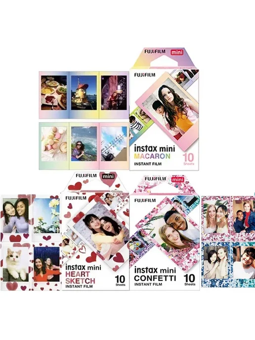 FUJIFILM Фотопленка Instax Mini SPRINKLES 10-50 листов 30 sh, вариант