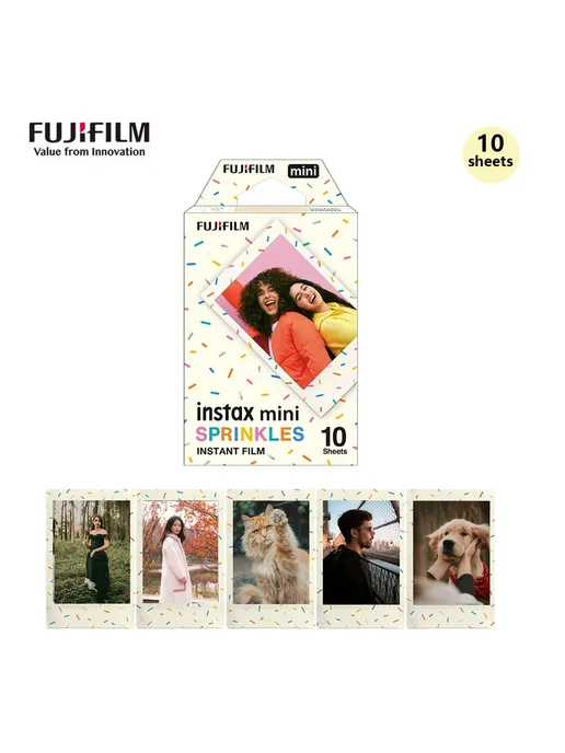 FUJIFILM Фотопленка Instax Mini SPRINKLES 10-50 листов 30 sh, вариант, фото 6