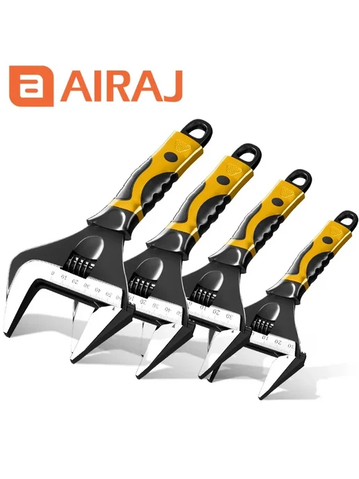 AIRAJ Регулируемый ключ из нержавеющей стали 6 дюймов 8 inch, вариант, фото 3