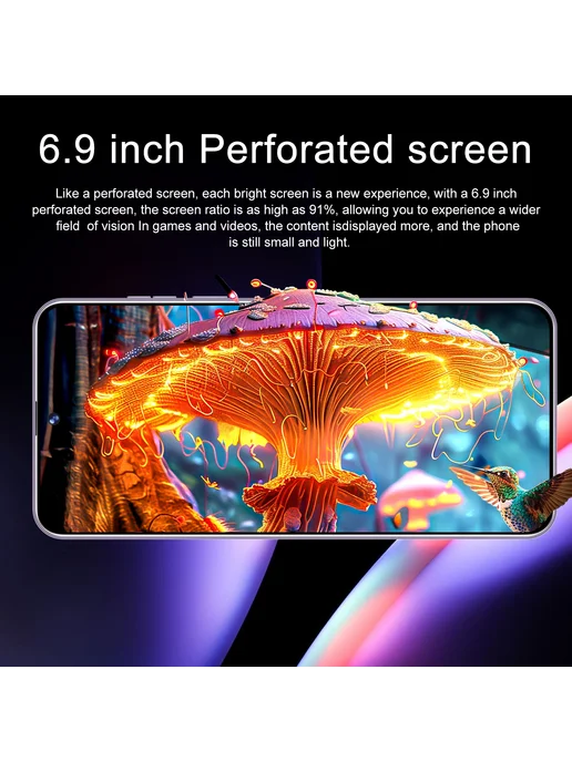 Смартфон iVMi 17 Pro Max 6/128 ГБ, черный, фото 5