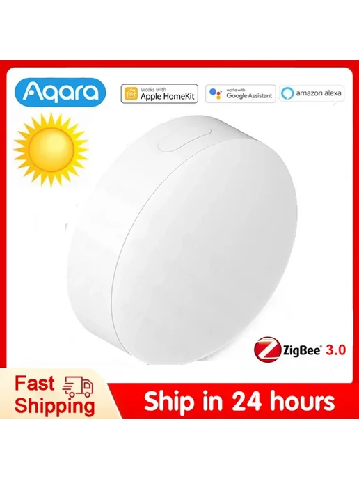 Aqara Датчик освещенности T1 Zigbee 3.0 1PC Light Sensor T1, белый, фото 2