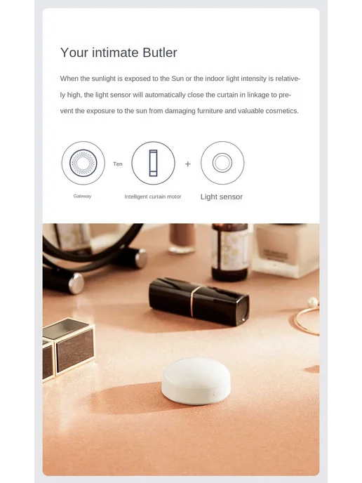 Aqara Датчик освещенности T1 Zigbee 3.0 1PC Light Sensor T1, белый, фото 4