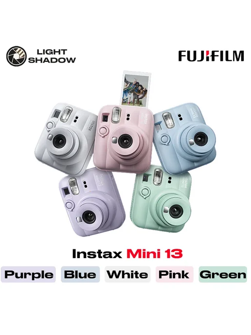 FUJIFILM Фотокамера Instax Mini 13 Mini 13 blue, 20 sheets, синий, фото 4