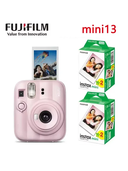 FUJIFILM Фотоаппарат мгновенной печати Instax Mini 13 Белый, фиолетовый, фото 3