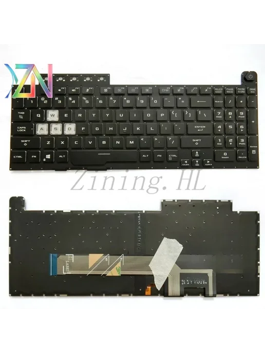 WYORESY Клавиатура для ASUS Flight Fortress 8 9 Tianxuan 1 2 Белый, белый