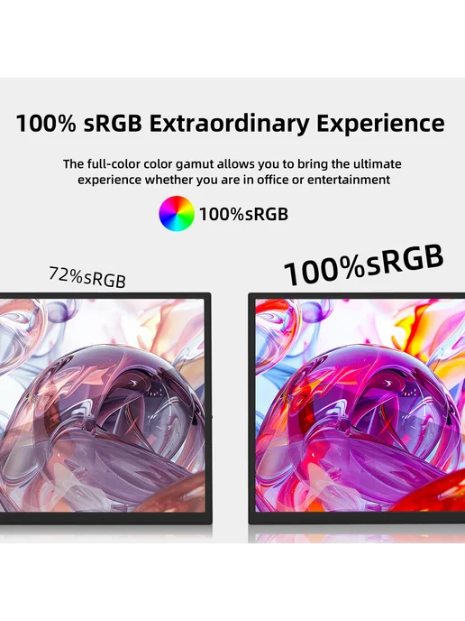 ZSUS 15,6-дюймовый портативный монитор 1080P HDR для Xbox P, 16 дюймов IPS, фото 2