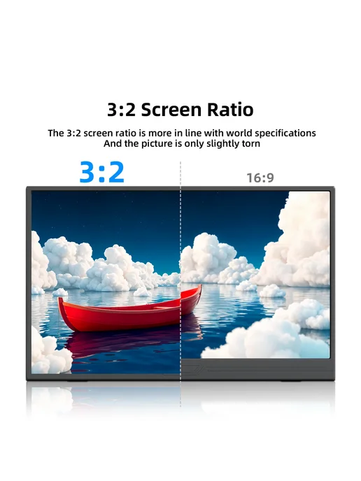 ZSUS 15,6-дюймовый портативный монитор 1080P HDR для Xbox P, 16 дюймов IPS, фото 4