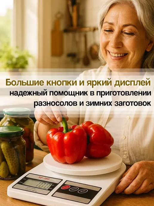 Весы кухонные электронные настольные, вариант, фото 2