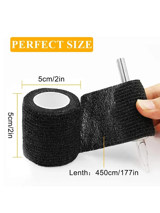 VEDDIN Лента для захвата татуировки 2"x 5 ярдов 6PCS, 6 шт, фото 4
