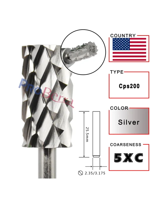 rolinstar Tungsten Steel Nail Drill Bits Efrat Urieli Gold-4XC, золотой, фото 3