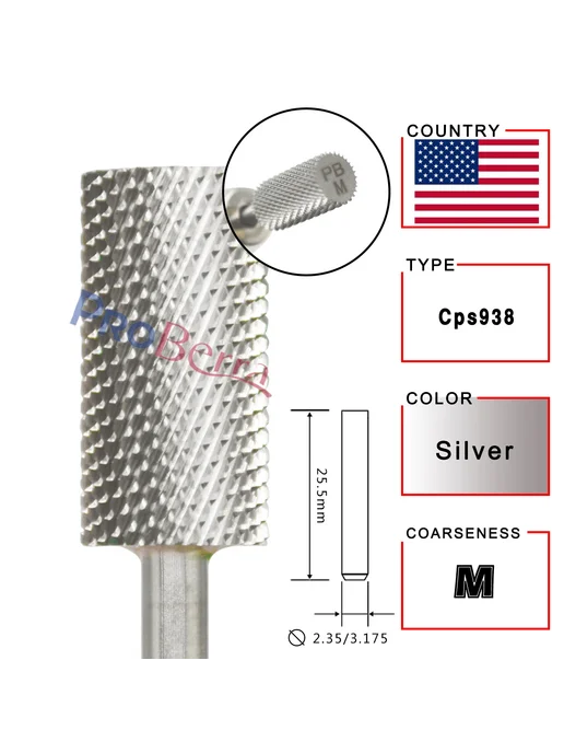 rolinstar Tungsten Steel Nail Drill Bits Efrat Urieli Gold-4XC, золотой, фото 5