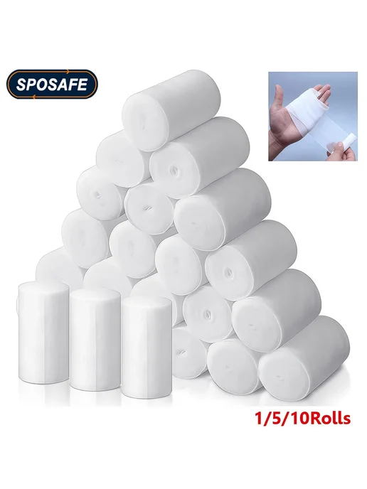 SPOSAFE Одноразовые марлевые повязки Gauze Bandage Roll 10 R, вариант, фото 2