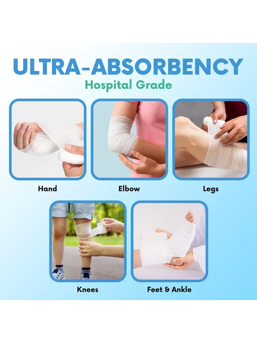 SPOSAFE Одноразовые марлевые повязки Gauze Bandage Roll 10 R, вариант, фото 6