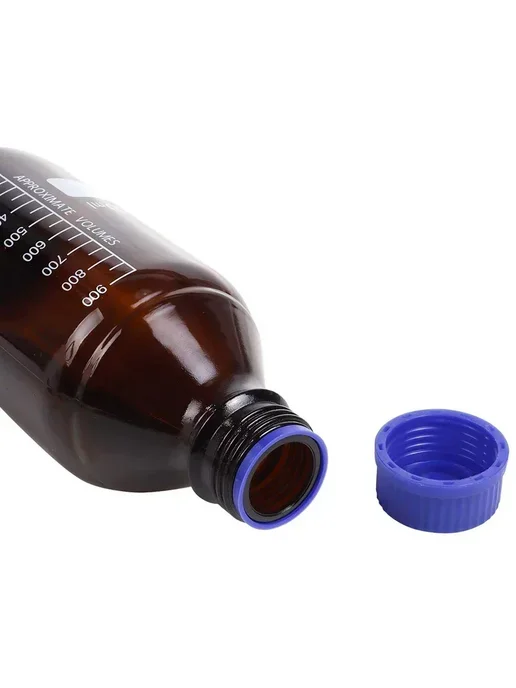Нет бренда Бутылки из стекла для лаборатории 25-1000 мл Синий, 250ml Cl, 1 л, фото 4