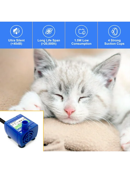 repetsun Портативный USB-диспенсер для воды, синий, фото 6