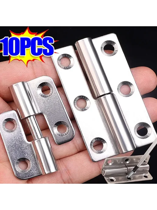 Нет бренда Петли для шкафов из нержавеющей стали 1.5 inches-4Set, 2.5 inches-2Set, фото 2