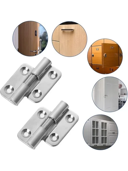 Нет бренда Петли для шкафов из нержавеющей стали 1.5 inches-4Set, 2.5 inches-2Set, фото 7