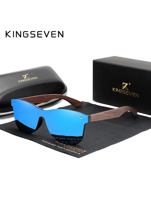 KingSeven NW-5504 Солнцезащитные очки из дерева, вариант, фото 3