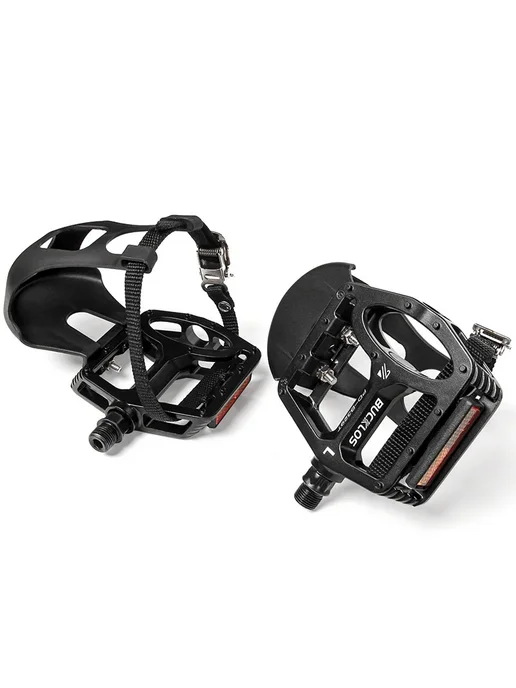 BUCKLOS Педали PD-B329T Унисекс, Ультралегкие, 9 16 Дюйма, И, черный