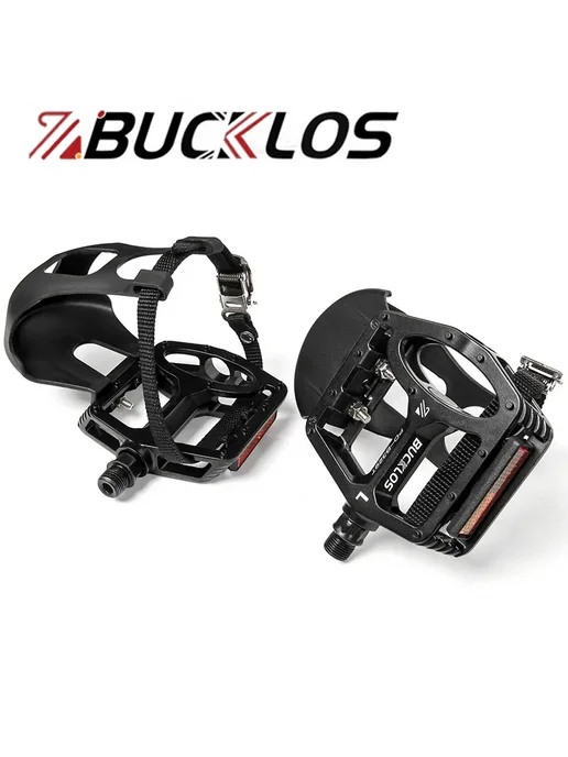 BUCKLOS Педали PD-B329T Унисекс, Ультралегкие, 9 16 Дюйма, И, черный, фото 2
