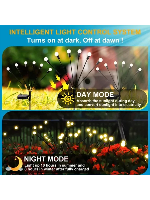 IWP Солнечные светильники для сада Multicolored 1PC, 10LED, вариант, фото 4