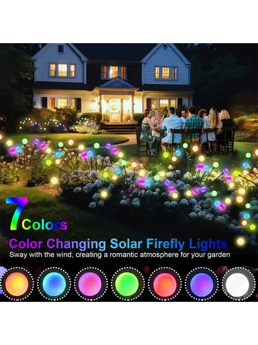 IWP Солнечные светильники для сада Multicolored 1PC, 10LED, вариант, фото 6