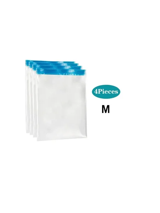 Нет бренда Вакуумные пакеты для хранения, водостойкий ПВХ, 1 шт 4Pack M, 1 шт