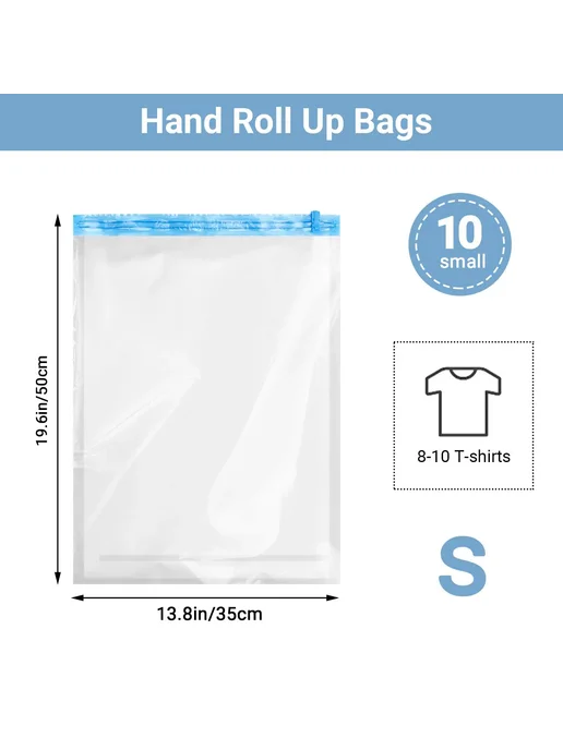 Нет бренда Вакуумные пакеты для хранения, водостойкий ПВХ, 1 шт 10 Pack, 1 шт